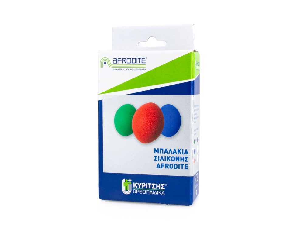 ΚΥΡΙΤΣΗΣ ΟΡΘΟΠΕΔΙΚΑ - Afrodite Hard, Μπαλάκι Σιλικόνης για Άσκηση Καρπών & Δακτύλων, Σκληρό Κόκκινο, 1τμχ