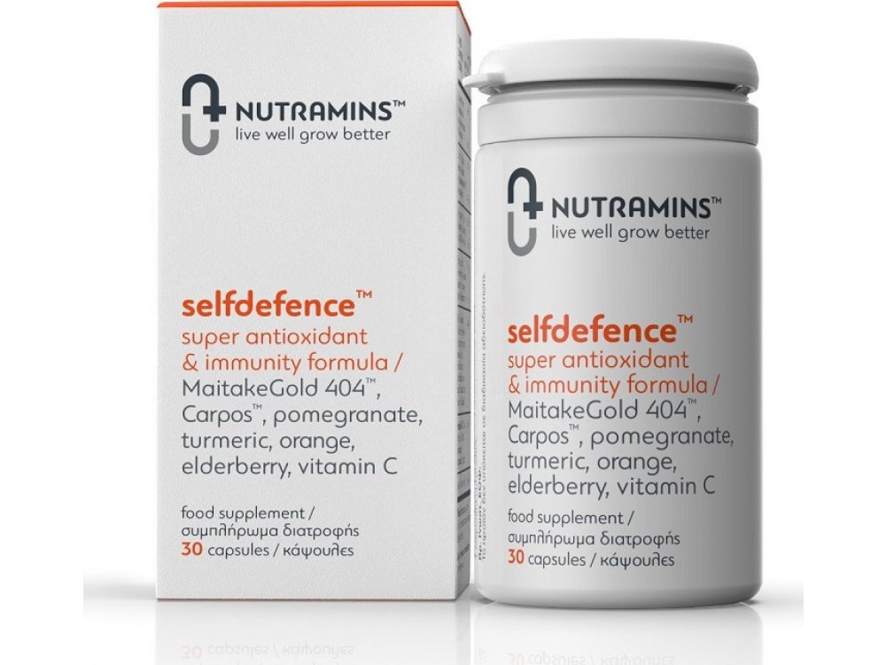 Nutramins Selfdefence Συμπλήρωμα Για Το Ανοσοποιητικό 30 Κάψουλες