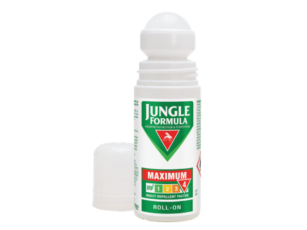 Jungle Formula Maximum Aντικουνουπικό Roll On, 50ml