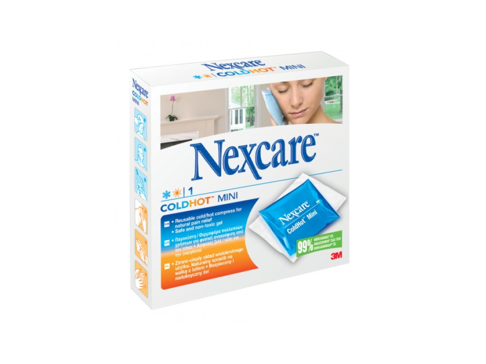 3M Nexcare ColdHot Mini (11cm x 12cm) 2 σε 1, Παγοκύστη & Θερμοφόρα, 1τμχ