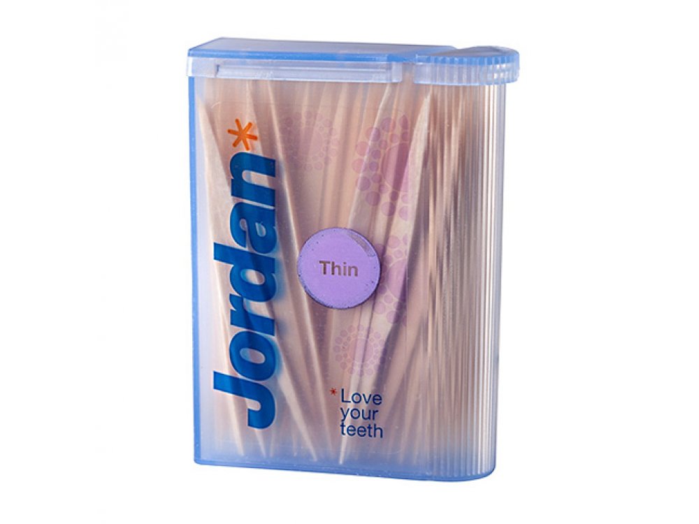 JORDAN Dental Sticks Thin Οδοντογλυφίδες 100 τεμάχια