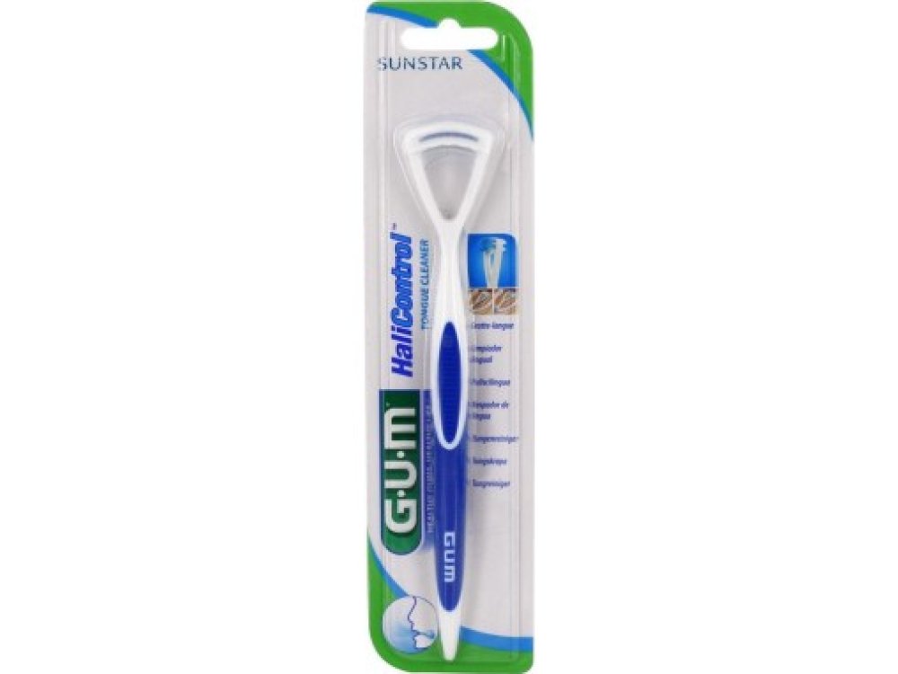 GUM  Hali Control Tongue Cleaner Καθαριστής Γλώσσας, 1τμχ