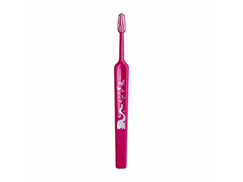 TePe Kids Zoo Toothbrush 3y+, Οδοντόβουρτσα για Παιδιά 3ετών+, Φούξια, 1τμχ
