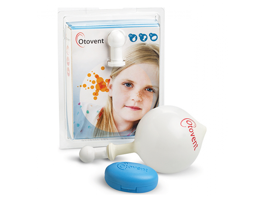 Abigo Otovent Kit, Συσκευή Αυτοεμφύσησης, 1 συσκευή x 1 θήκη x 5 μπαλονάκια