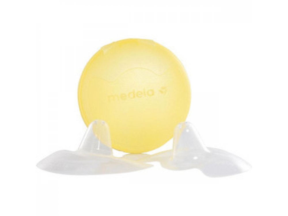 Medela Contact Nipple Shields ? Ψευδοθηλές Σιλικόνης με θήκη
