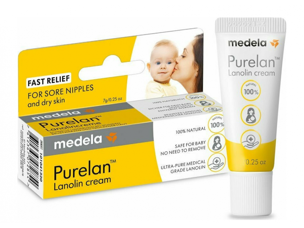 Medela Purelan 100, Κρέμα Περιποίησης Θηλών Mε Λανολίνη, 37gr