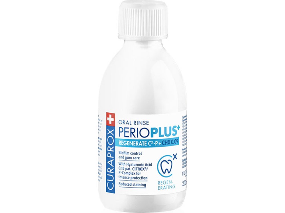 CURAPROX PERIO PLUS REGENERATE 0,09% CHX ΣΤΟΜATIKO ΔΙΑΛΥΜΑ 200ML