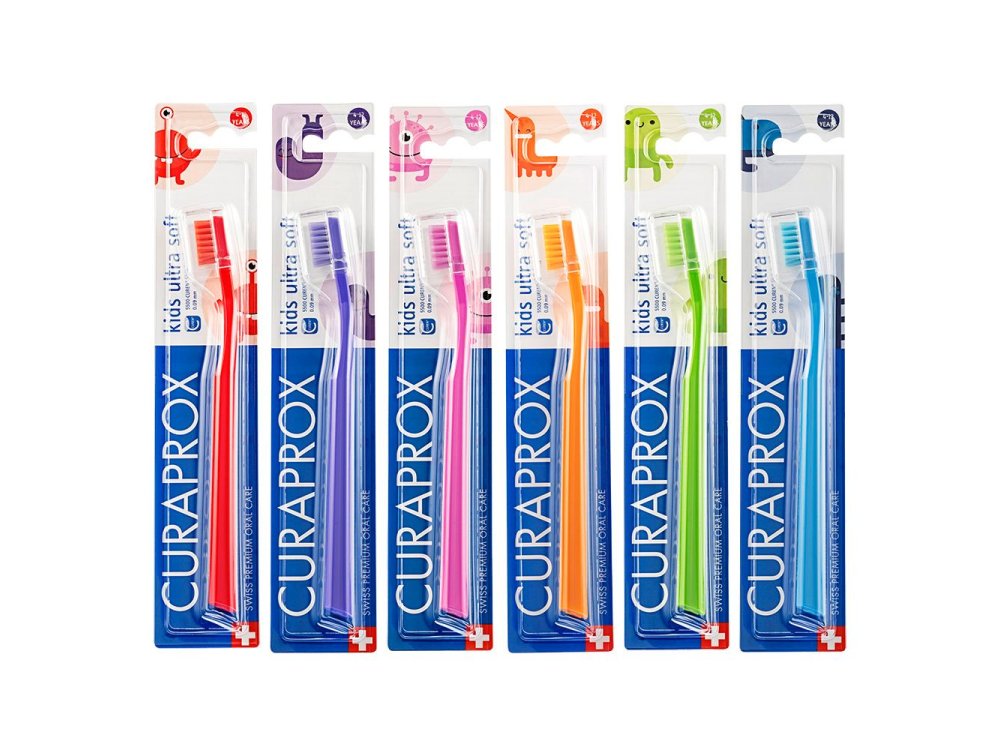 Curaprox CS Kids Toothbrush, Παιδική Μαλακή Οδοντόβουρτσα από 4 ετών και άνω Μπλε, 1τμχ