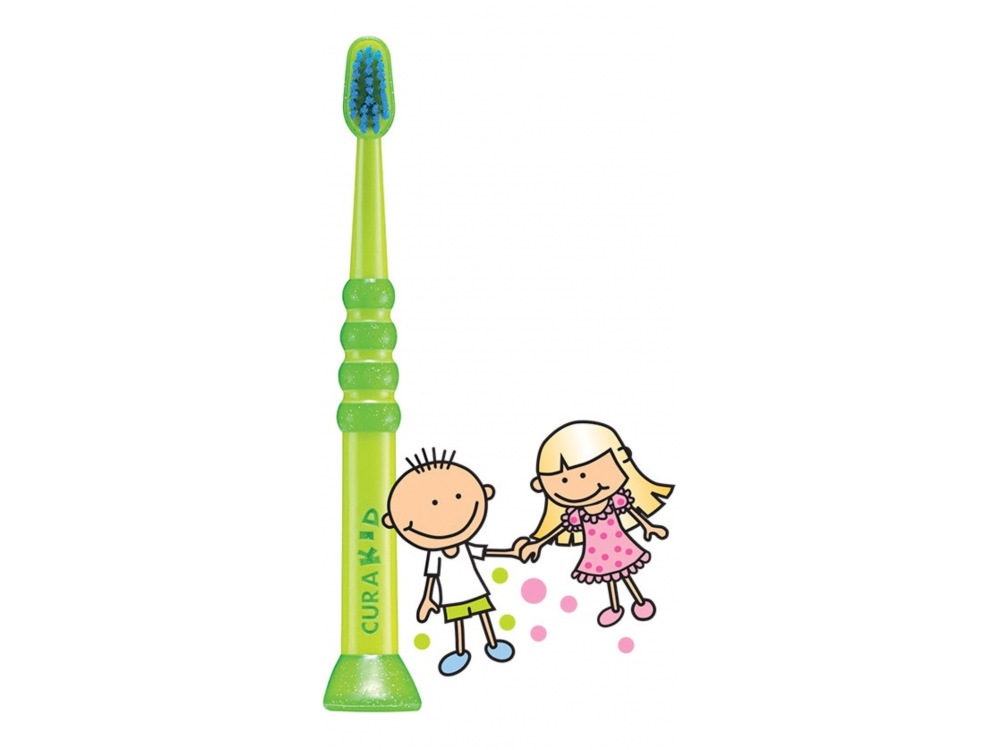 Curaprox Curakid CΚ4260 (Ultra Soft) Toothbrush, lime - blue, 1τμχ