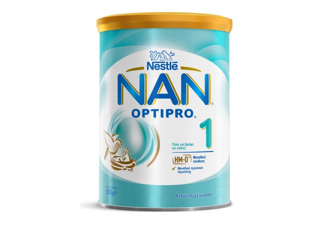 Nestle Nan Optipro 1 Γάλα Πρώτης Βρεφικής Ηλικίας 800gr