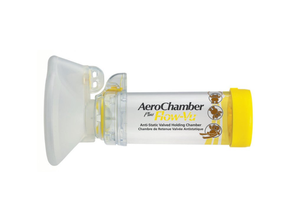 AeroChamber Plus, Παιδική Μάσκα Εισπνοών με Επιστόμιο για Παιδιά 1-5 ετών, 1τμχ