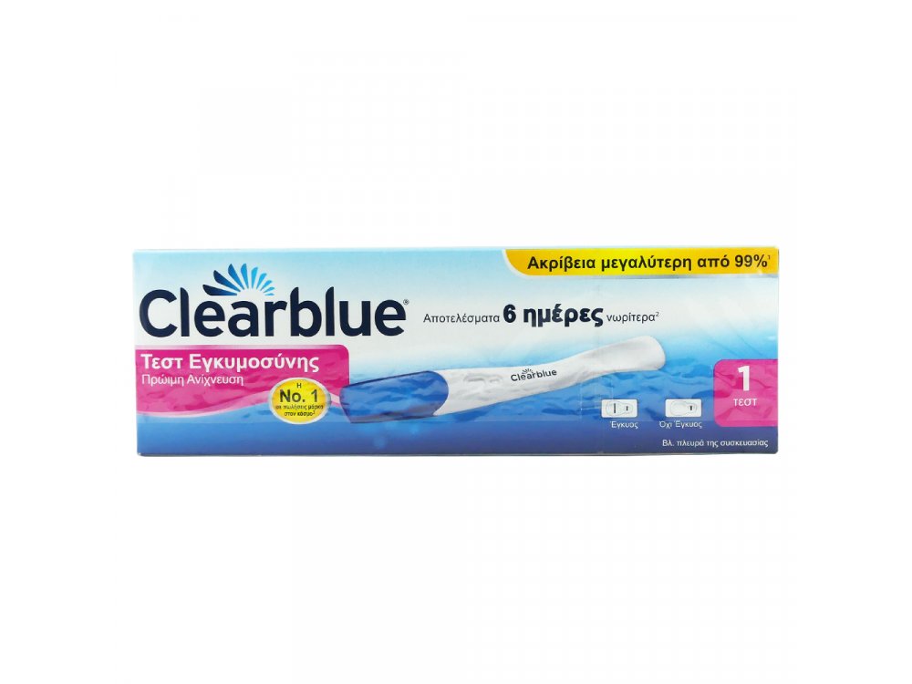 Clearblue Τεστ Εγκυμοσύνης Πρώιμης Ανίχνευσης 1τμχ