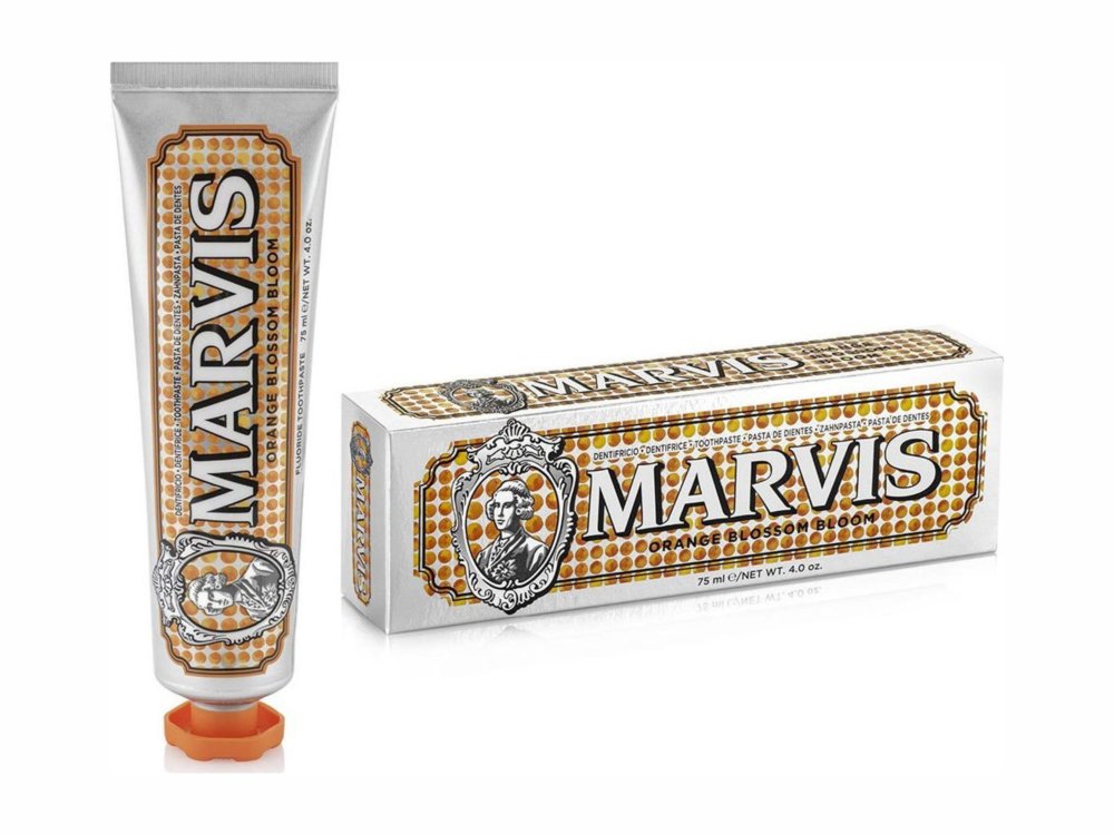 Marvis Orange Blossom Bloom Toothpaste, Οδοντόκρεμα με Γεύση Πορτοκάλι & Μέντα, 75ml