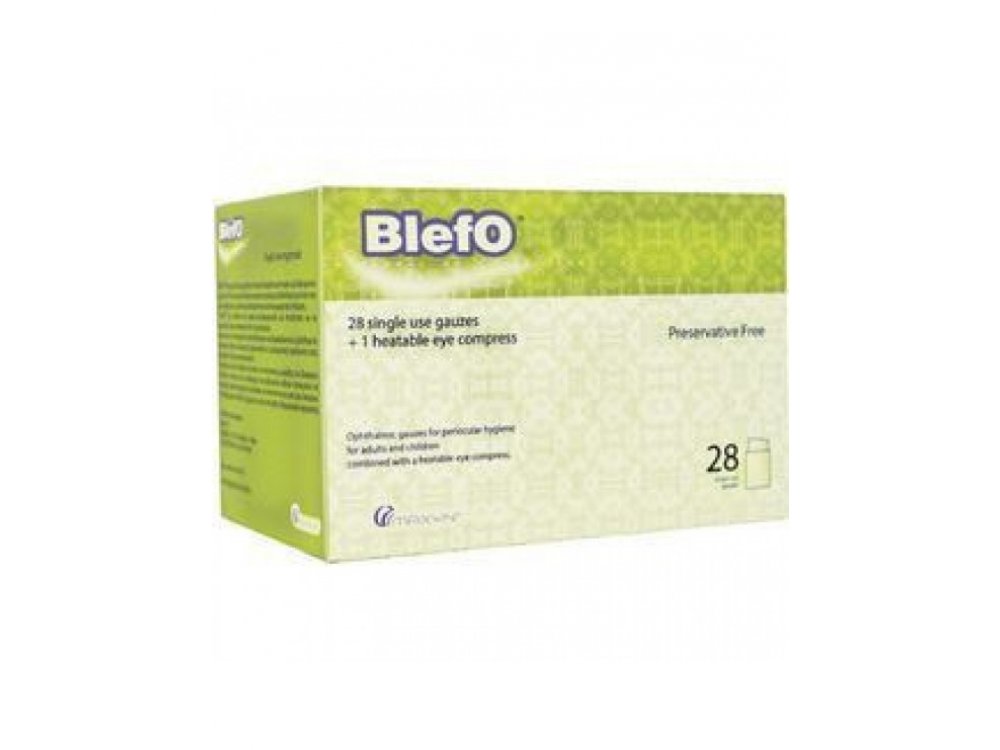 BlefO 28 Γάζες Μίας Χρήσης + 1 Θερμαινόμενο Επίθεμα