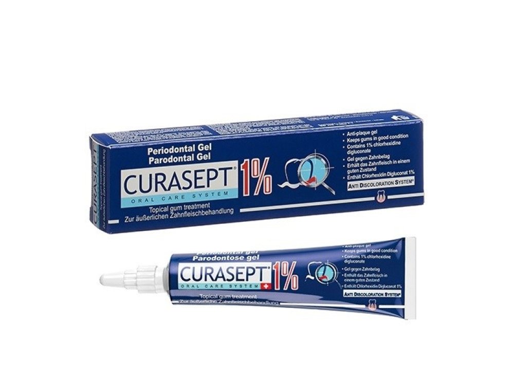 Curasept Ads 100 Periodontal Gel 1% CHX Περιοδοντική Γέλη για Τοπική Θεραπεία των Ούλων, 30ml