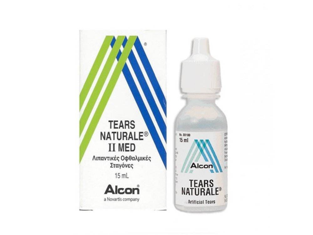 Alcon Tears Naturale II Οφθαλμικές Σταγόνες σε Διάλυμα, 15 ml