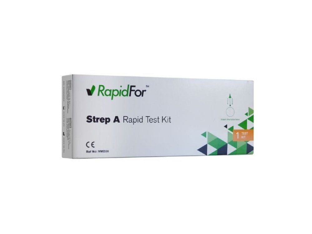 Vitrosens RapidFor Strep A Rapid Test Kit Τεστ Ανίχνευσης Στρεπτόκοκκου Τύπου Α, 1τμχ