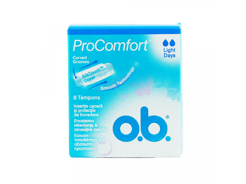O.B. ProComfort Light Days 8τμχ