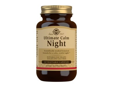 Solgar Ultimate Calm Night Συμπλήρωμα Διατροφής Με Βαλεριάνα Για Εύκολο & Γρήγορο Ύπνο, 30 Φυτικές Κάψουλες