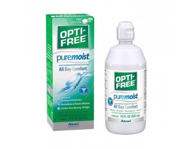 Opti-Free Pure Moist, Εξελιγμένο Διάλυμα Διπλής Απολύμανσης 300ml