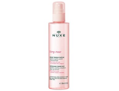 Nuxe Very Rose Refreshing Toning Mist Τονωτικό & Ενυδατικό Mist, Ολοκληρώνει το Ντεμακιγιάζ, 200ml