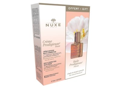 NUXE Set Prodigieuse Boost Multi-Correction Silky Cream 40ml & Huile Prodigieuse Florale Ξηρό Λάδι 10ml