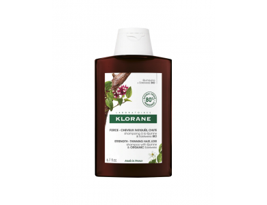 Klorane Shampoo Quinine & Edelweiss Bio Σαμπουάν με εκχυλίσματα από κινίνη και οργανικό edelweiss, 400ml
