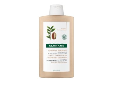 Klorane Repairing Shampoo with Organic Cupuacu Butter, Σαμπουάν Θρέψης Επανόρθωσης για Ξηρά Μαλλιά, 400ml