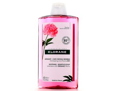 Klorane Soothing & Anti-Irritating Shampoo, Σαμπουάν με Παιώνια για το Ερεθισμένο & Ευαίσθητο Τριχωτό, 400ml
