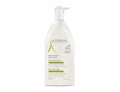 A-Derma Hydra Protective Shower Gel, Καθαριστικό Σώματος, Μαλλιών & Προσώπου για Ευαίσθητες Επιδερμίδες, 750ml