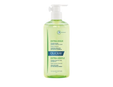 Ducray Extra-Doux Shampooing, Σαμπουάν για Εύθραυστα Μαλλιά, για Όλη την Οικογένεια, 400ml