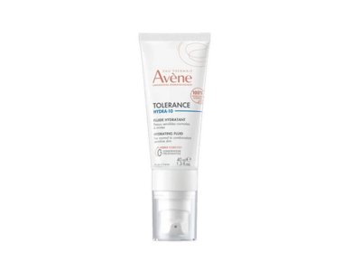 Avene Tolerance Hydra-10 Fluide Hydratant, Ενυδατική Κρέμα Προσώπου Ελαφριάς Υφής Για Ευαίσθητο & Αφυδατωμένο Δέρμα, 40ml