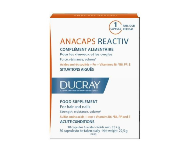 Ducray Anacaps Expert Promo -15%, Συμπλήρωμα Διατροφής Κατά της Τριχόπτωσης, 30caps