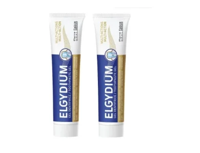 Elgydium Multi-Action Οδοντόπαστα Για Ολοκληρωμένη Προστασία Duo Pack με -50% Στο 2ο Προϊόν, 2x75ml