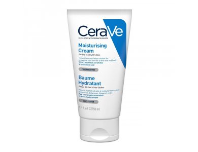 CeraVe Moisturizing Cream, για Πρόσωπο & Σώμα, Ξηρό & Πολύ Ξηρό Δέρμα, 50gr