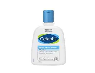 Cetaphil Gentle Daily Skin Cleanser, Απαλό Καθαριστικό Δέρματος για το Ευαίσθητο, Ξηρό & Μη Ανεκτικό Δέρμα, 250ml