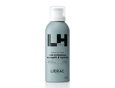 Lierac Homme Shaving Foam, Αφρός Ξυρίσματος Κατά των Ερεθισμών που Απαλύνει & Ενυδατώνει, 150ml