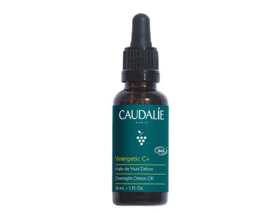 Caudalie Vinergetic C+ Overnight Detox Oil, Ξηρό Λάδι Προσώπου για Αναζωογόνηση & Αποτοξίνωση της Επιδερμίδας, 30ml