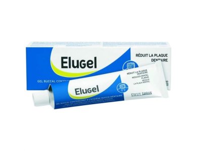 Elgydium Elugel Gel, Στοματικό Gel για Μείωση της Οδοντικής Πλάκας και Ευαισθησίας των Ούλων, 40ml