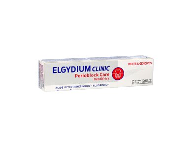Elgydium Clinic Perioblock Care Teeth & Gums, Οδοντόπαστα για τη Φροντίδα των Αδύναμων Ούλων, 75ml