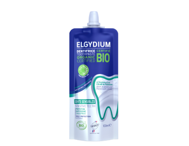 Elgydium ECO-ΒΙΟ Sensitive, Οικολογική Oδοντόπαστα για Μείωση της Οδοντικής Ευαισθησίας σε Ανακυκλώσιμη Συσκευασία, 100ml