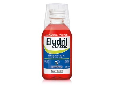 Elgydium Eludril Classic Στοματικό Διάλυμα για την Ουλίτιδα κατά της Πλάκας, 200ml
