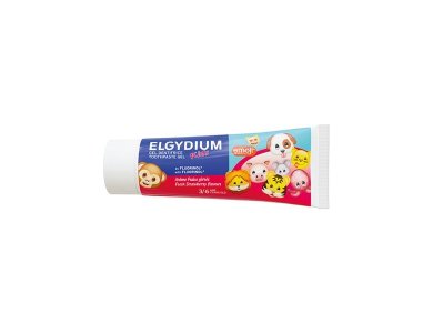 Elgydium Κids Emoji, Παιδική Οδοντόπαστα με Γεύση Φράουλα, 50ml