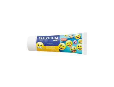 Elgydium Junior Emoji,  Παιδική Οδοντόπαστα 1400ppm με Γεύση Tutti Frutti, 50ml