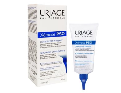 Uriage Eau Thermale Xemose PSO Soothing Concentrate Cream, Λεπτόρρευστη Κρέμα Ιδανική για Επιδερμίδες με Τάση για Ψωρίαση, 150ml