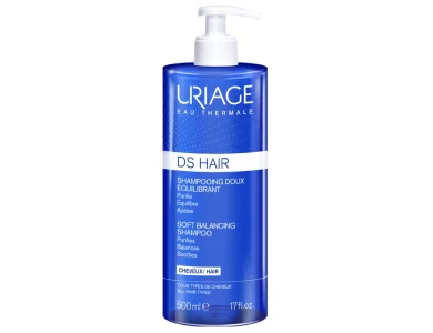 Uriage Ds Hair Soft Balancing Shampoo, Απαλό Σαμπουάν Εξισορρόπησης, 500ml