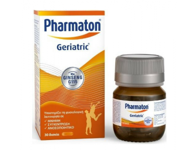 Pharmaton Geriatric με Ginseng G115 για Ενίσχυση Μνήμης, Συγκέντρωσης & Ανοσοποιητικού, 30caps
