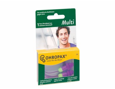 Ohropax Multi, Ωτοασπίδες Πλαστικές Βιδωτές, 1 ζευγάρι