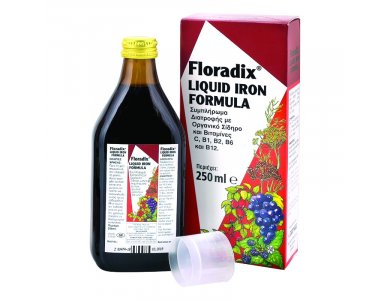 Power Health Floradix Γυναικείο Τονωτικό με Ειδικά Εκχυλίσματα Φρούτων, Σίδηρο & Βιταμίνες, 250ml