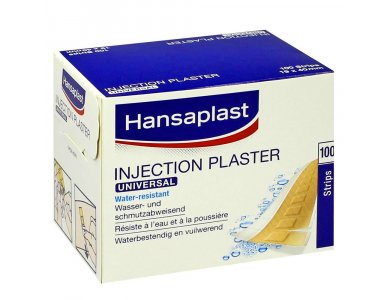 HANSAPLAST Injection Plaster Universal 19X40 Αδιάβροχα 100 strips
